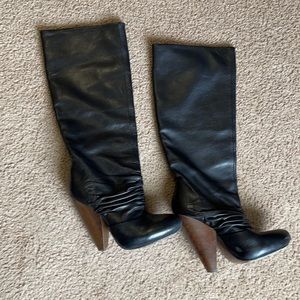 ASH Lenny black leather boots